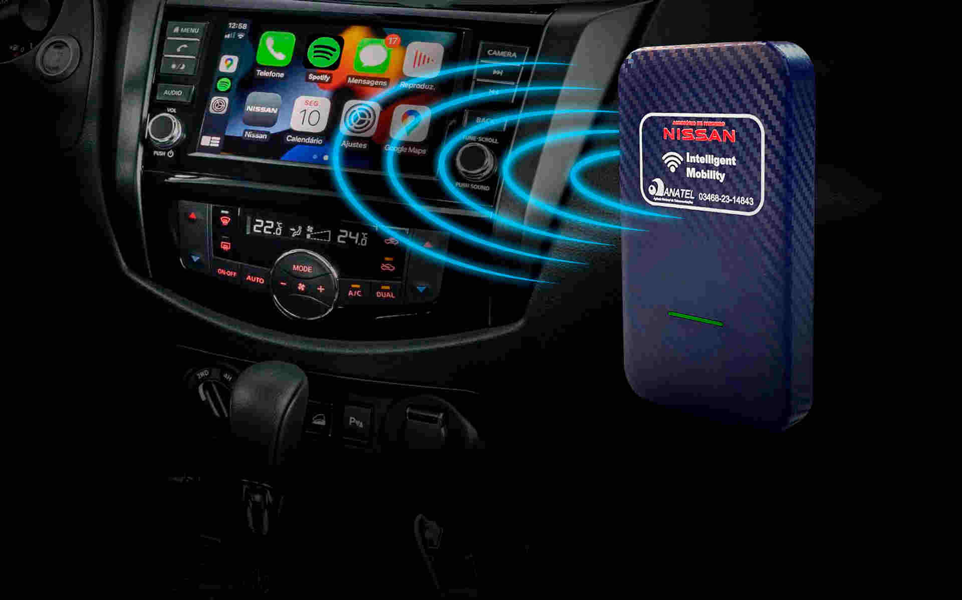 Nissan Kicks com Android Auto e Apple CarPlay sem fio? Sim, já é possível!