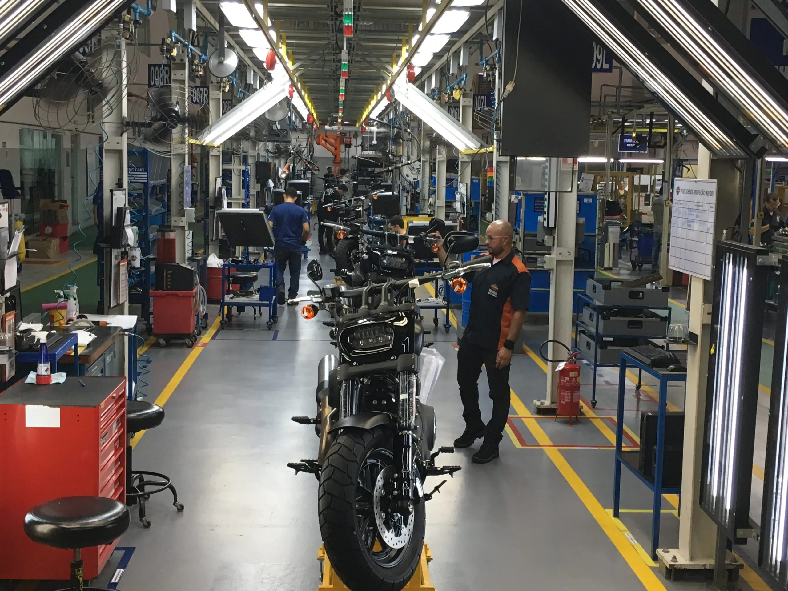 Produção de motos tem melhor janeiro em uma década