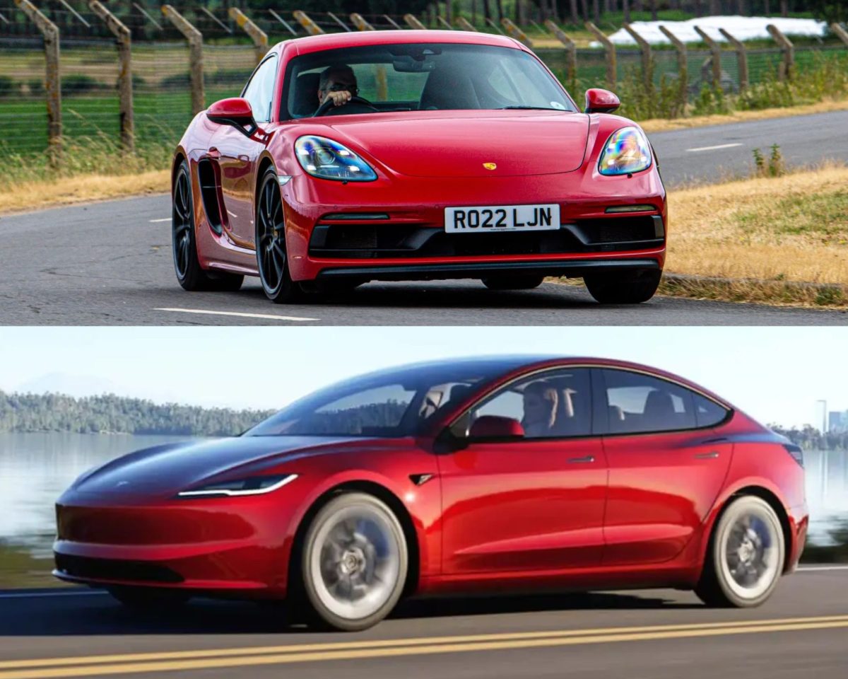 Pilote um Tesla Model 3 e um Porsche Cayman por menos de R$ 270