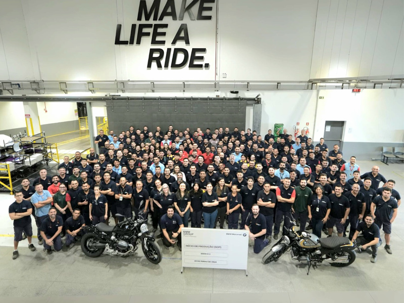 Moto BMW R 12 começa a ser produzida em Manaus