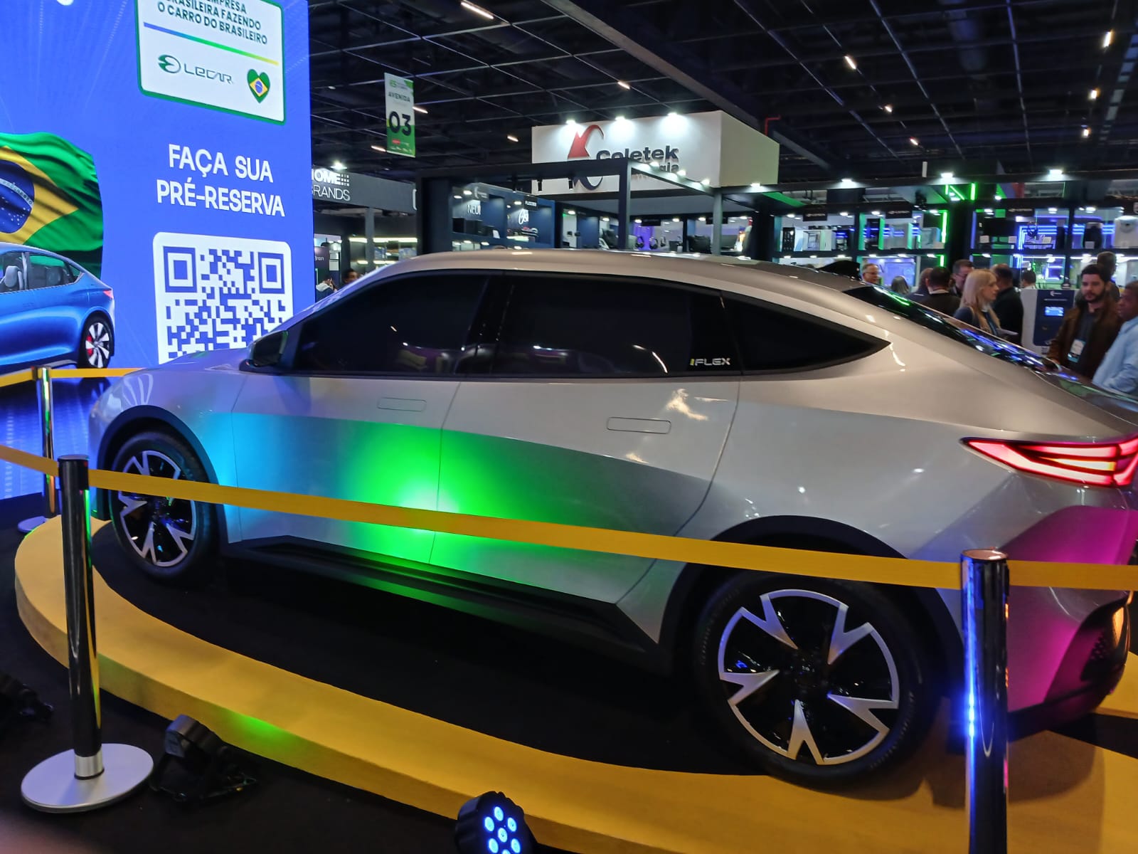Exposição Eletrocar atraiu só três: GWM, Farizon e Lecar.