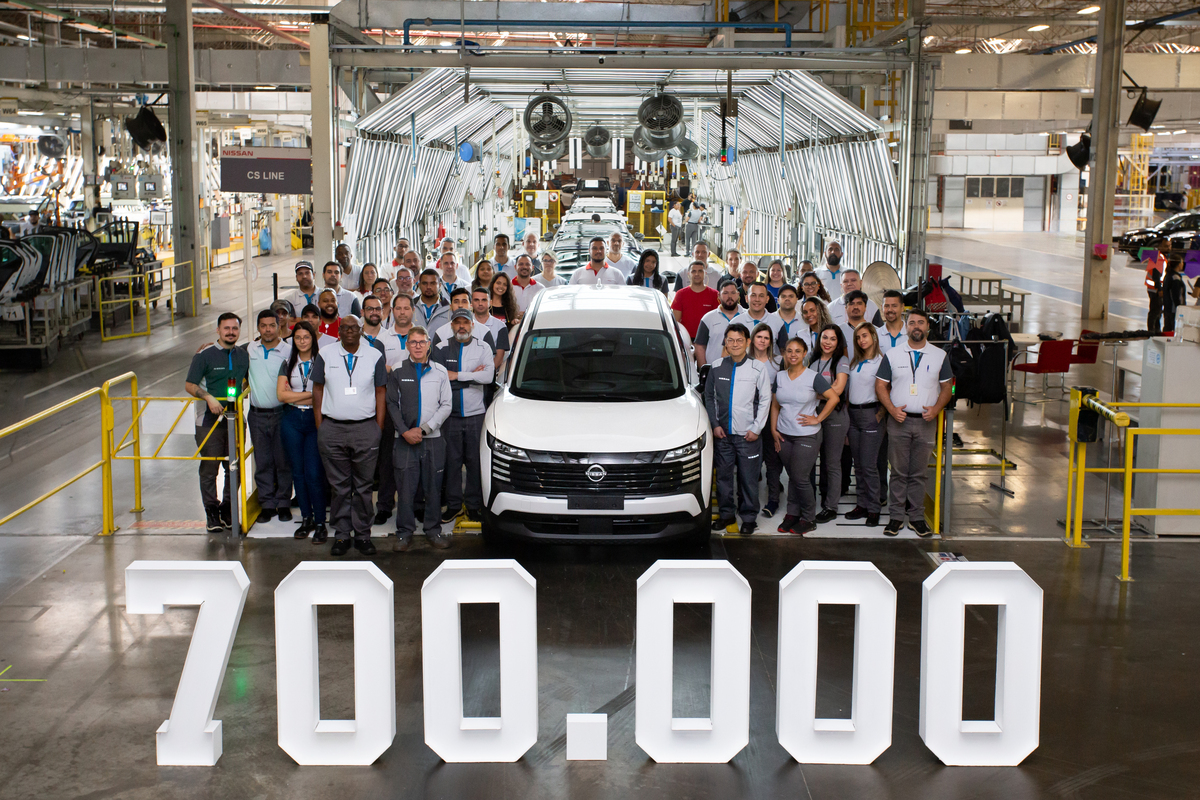 Nissan acumula 700 mil unidades produzidas no País