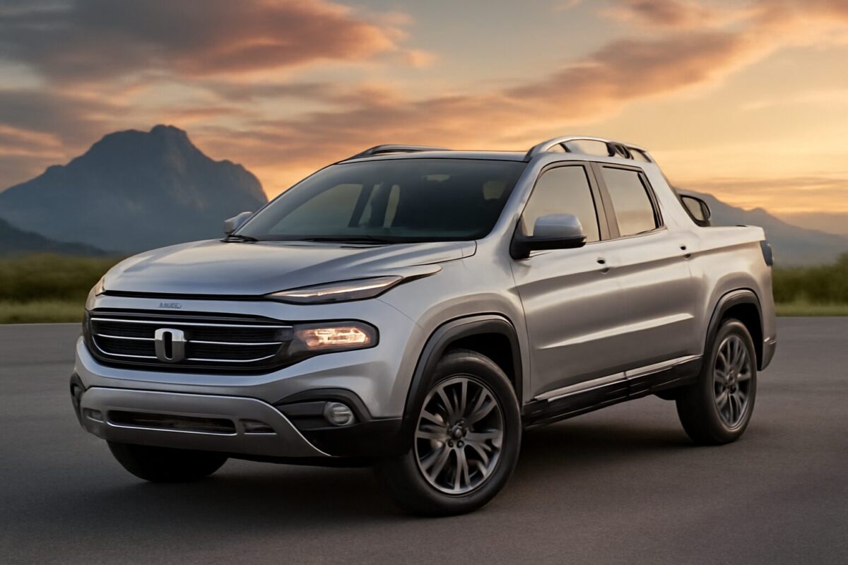 Nova Fiat Toro 2026 chegando: picape é flagrada em testes