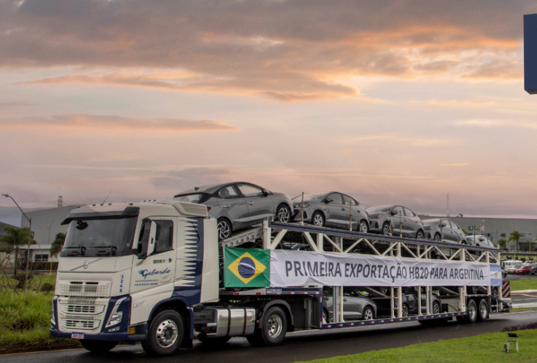 Exportações de veículos para a Argentina evoluem expressivos 156%