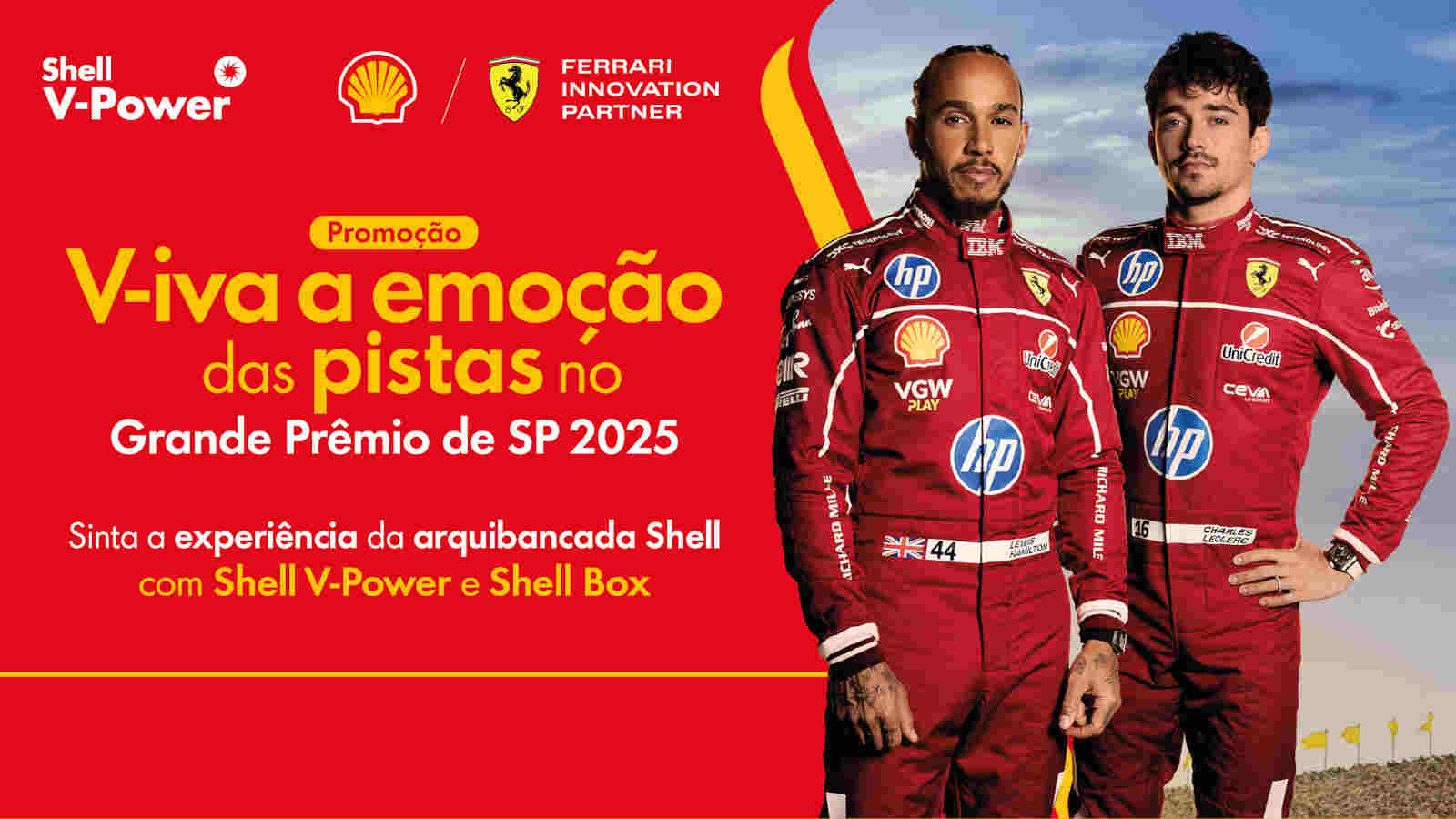 Shell inicia promoção que pode te levar para o Grande Prêmio de Interlagos da Fórmula 1