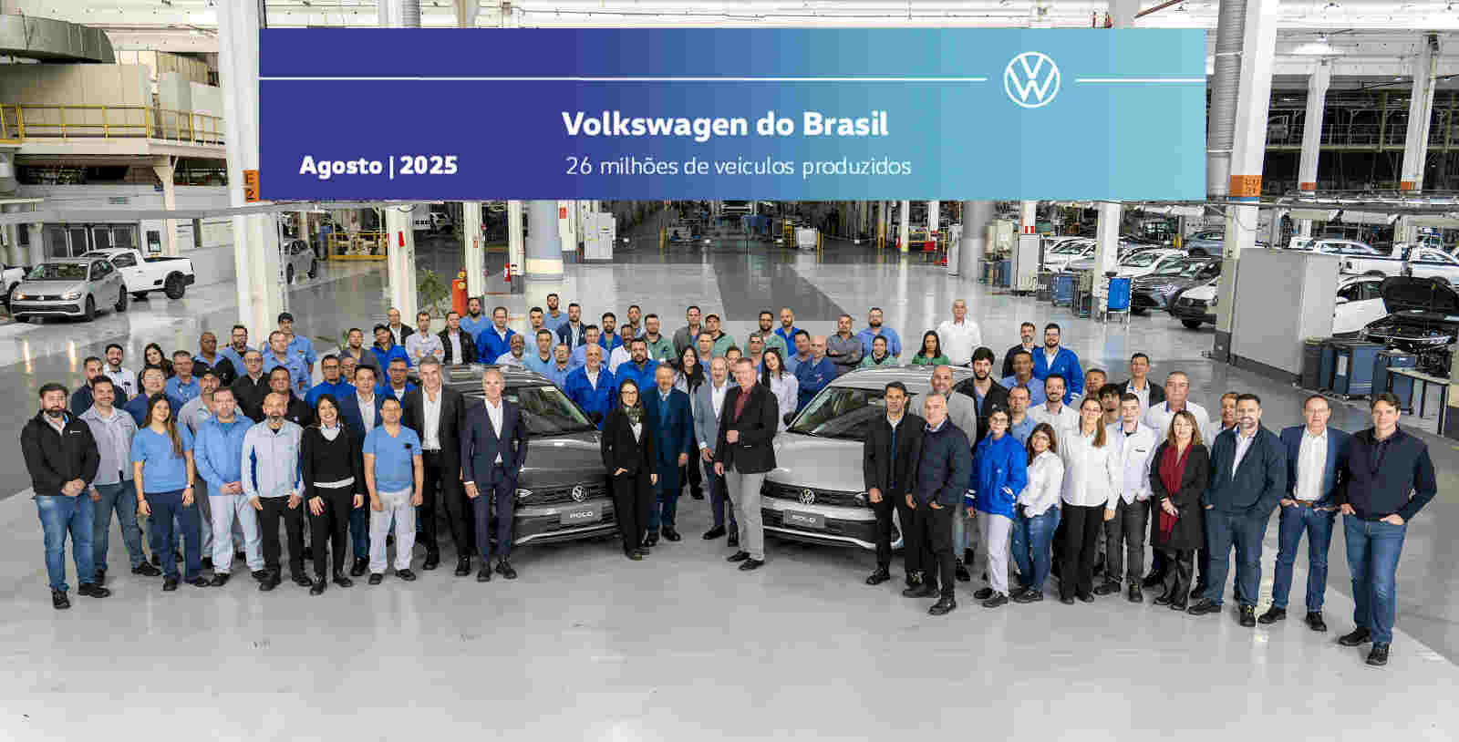 Histórico! Volkswagen supera de 26 milhões de veículos produzidos no Brasil!