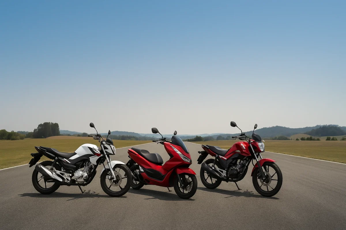 Top 10 motos mais vendidas no Brasil até julho de 2025