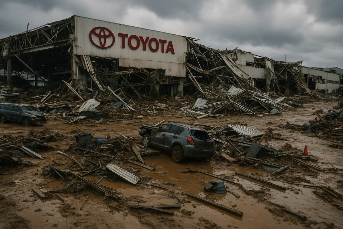 Toyota vai parar de produzir no Brasil? Temporal destrói fabrica da montadora
