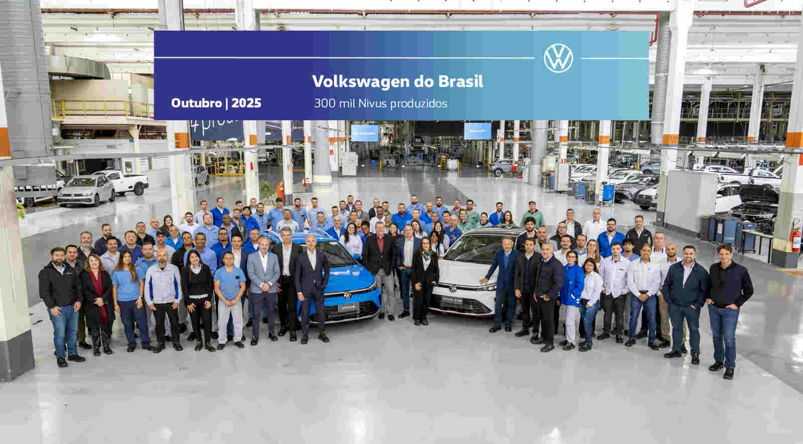 Volkswagen Nivus supera a marca de 300 mil unidades produzidas no Brasil