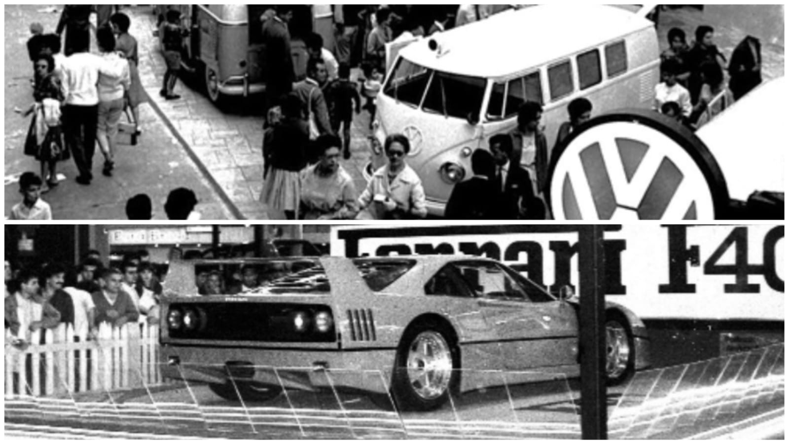 Da Kombi 1960 à Ferrari F40 1990, a trajetória do Salão do Automóvel